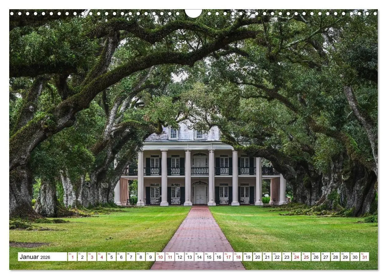 Bild: 9783516734188 | Louisiana - Sümpfe und Plantagenhäuser (Wandkalender 2026 DIN A3...
