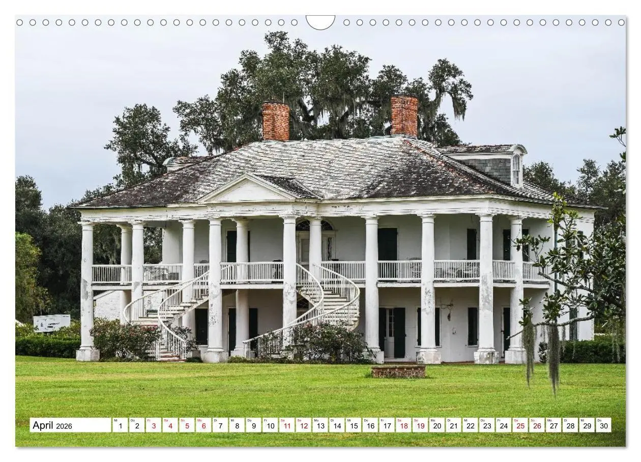 Bild: 9783516734188 | Louisiana - Sümpfe und Plantagenhäuser (Wandkalender 2026 DIN A3...