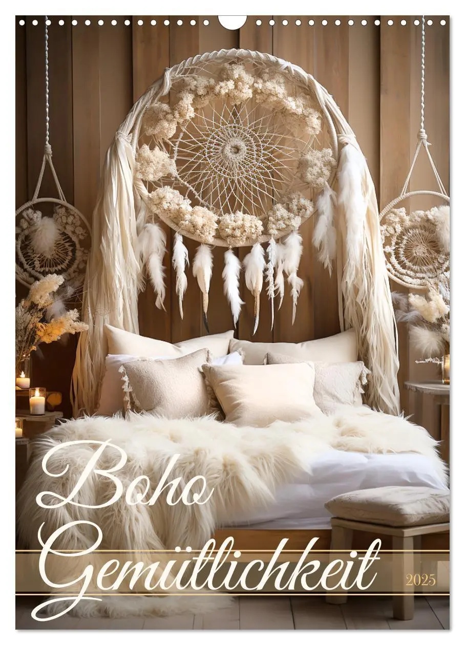 Cover: 9783435854288 | Boho Gemütlichkeit (Wandkalender 2025 DIN A3 hoch), CALVENDO...