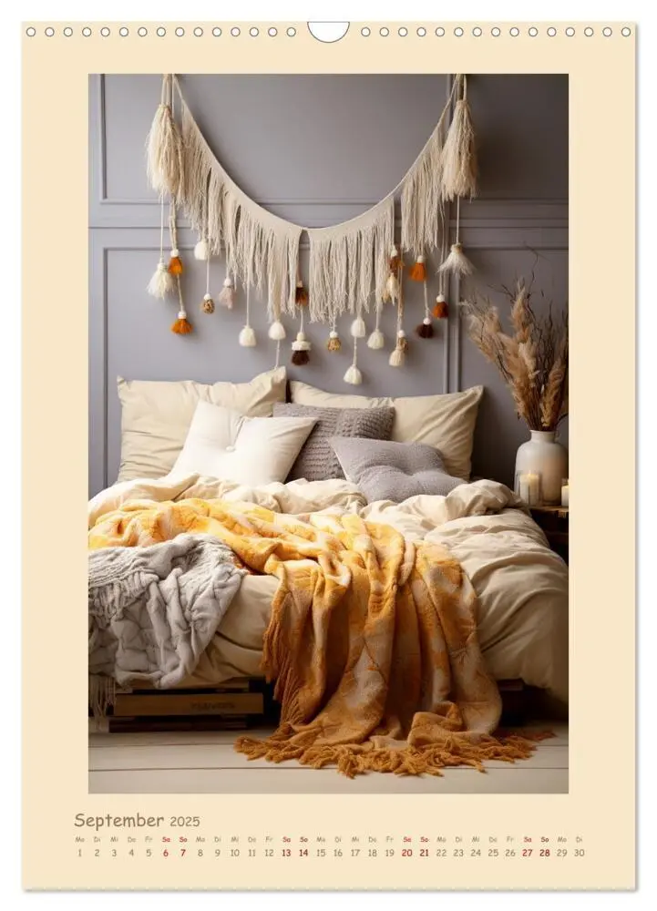Bild: 9783435854288 | Boho Gemütlichkeit (Wandkalender 2025 DIN A3 hoch), CALVENDO...