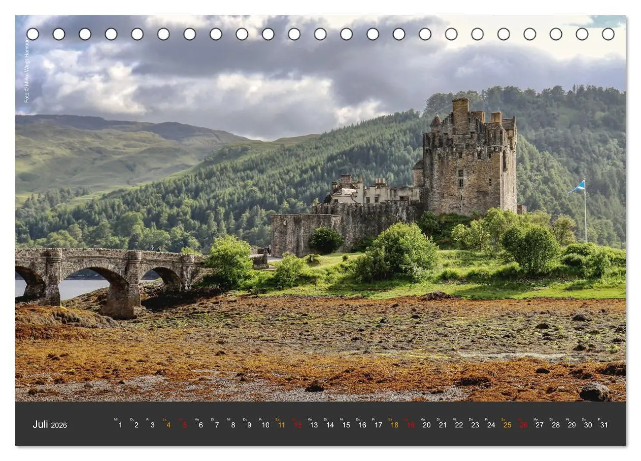 Bild: 9783457564288 | Schottland 2026 Schlösser, Burgen und Ruinen (Tischkalender 2026...