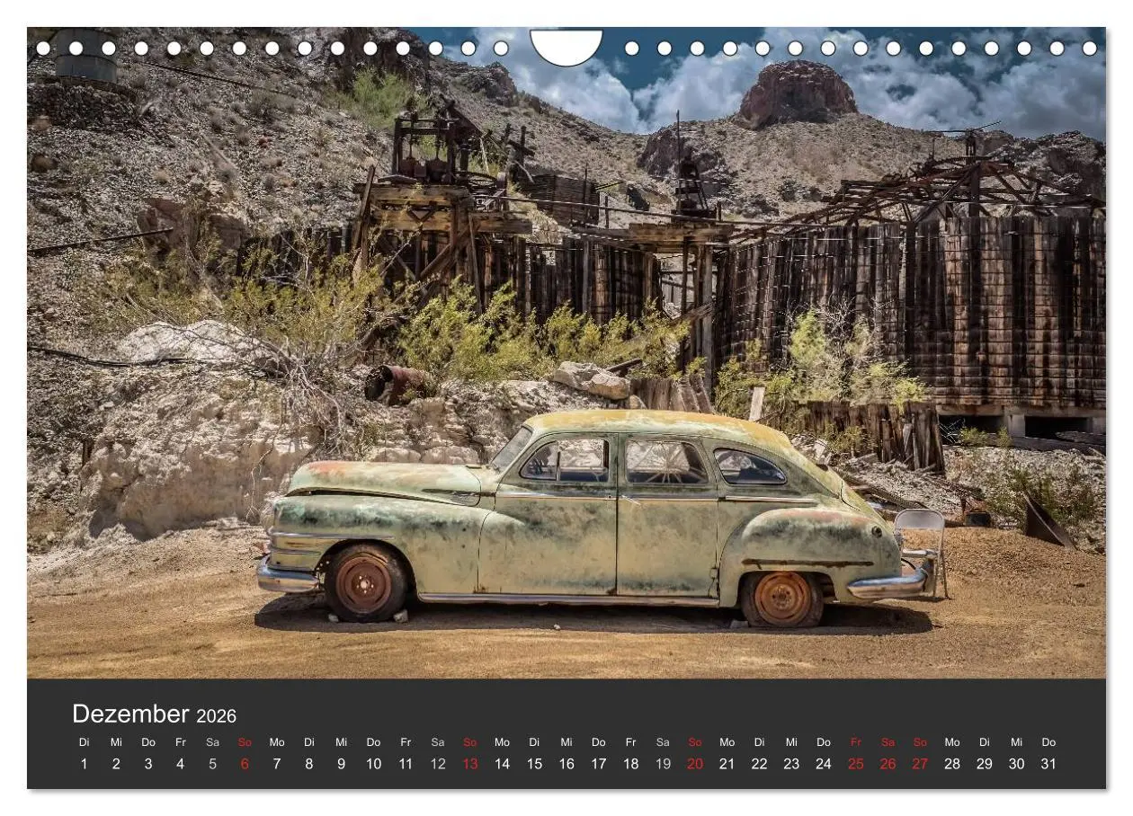 Bild: 9783516034288 | Vergessene Zeitzeugen entlang der Route 66 (Wandkalender 2026 DIN...