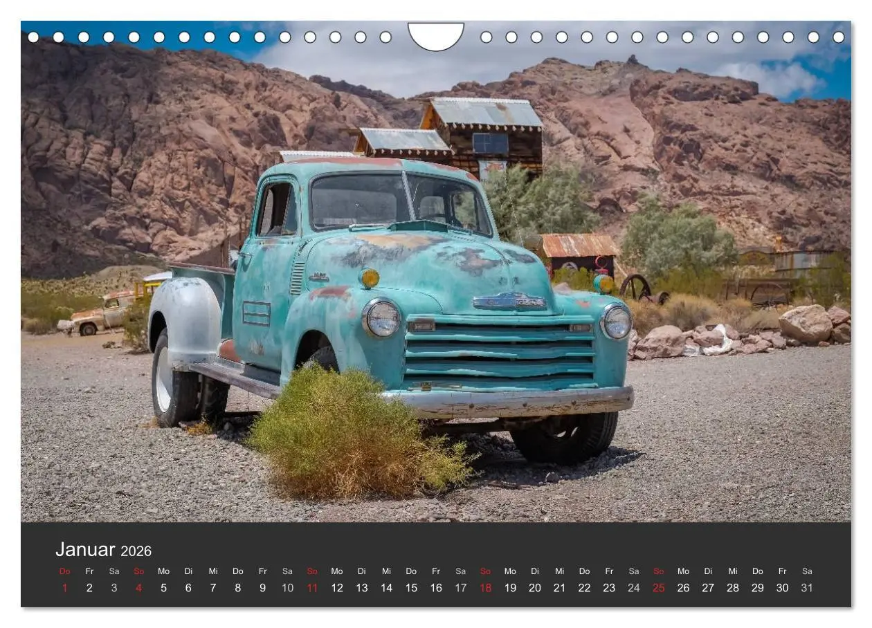 Bild: 9783516034288 | Vergessene Zeitzeugen entlang der Route 66 (Wandkalender 2026 DIN...