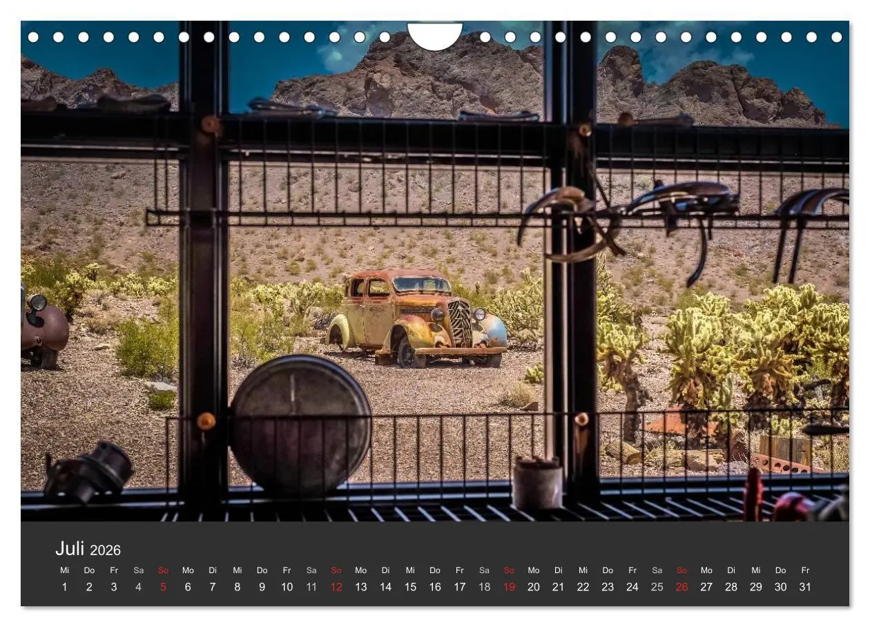 Bild: 9783516034288 | Vergessene Zeitzeugen entlang der Route 66 (Wandkalender 2026 DIN...