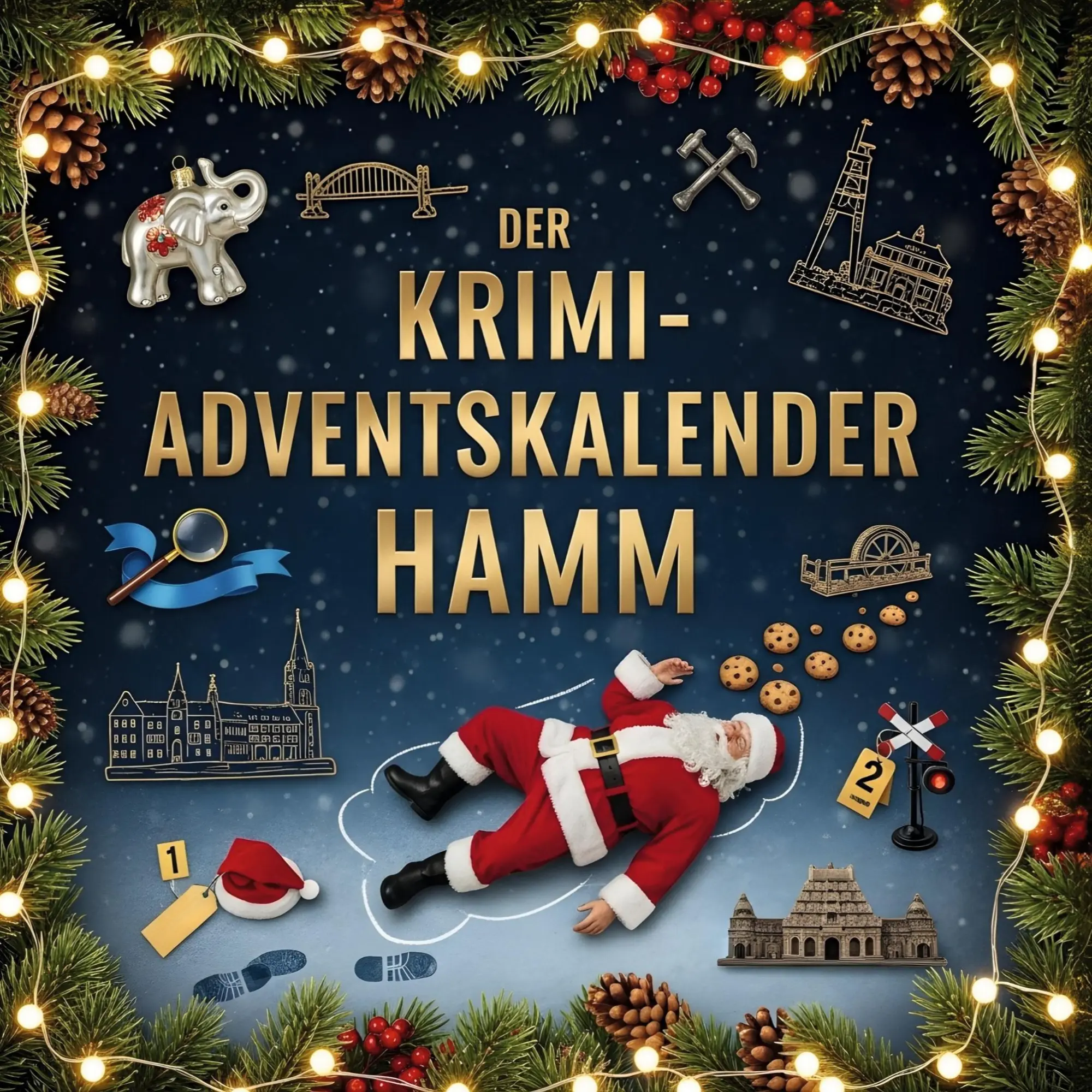 Cover: 9783695304288 | Der Krimi-Adventskalender Hamm | Mordsverdächtig in 24 Akten | Meier Cover: 9783695304288 | Der Krimi-Adventskalender Hamm | Mordsverdächtig in 24 Akten | Meier