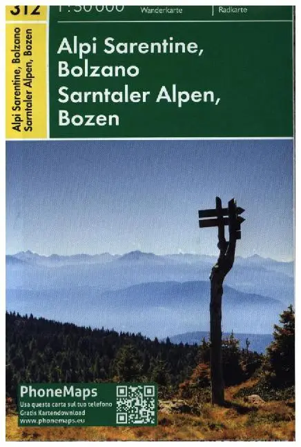 Cover: 9788074454288 | Sarntaler Alpen, Bozen, Wander - Radkarte 1 : 50 000 | Berndt | 2020