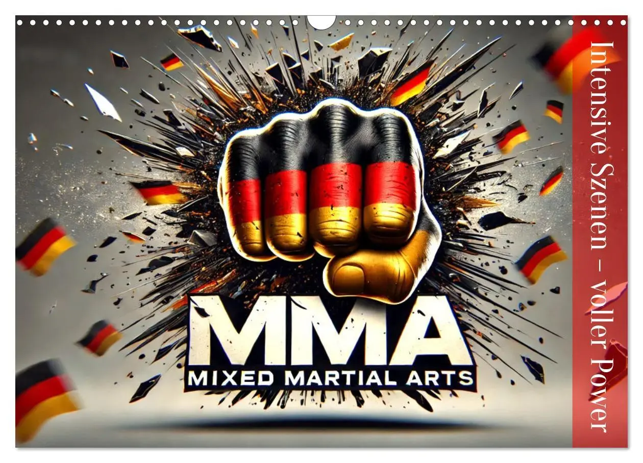 Cover: 9783457314388 | MMA Germany - Mixed Martial Arts Power (Wandkalender 2026 DIN A3...