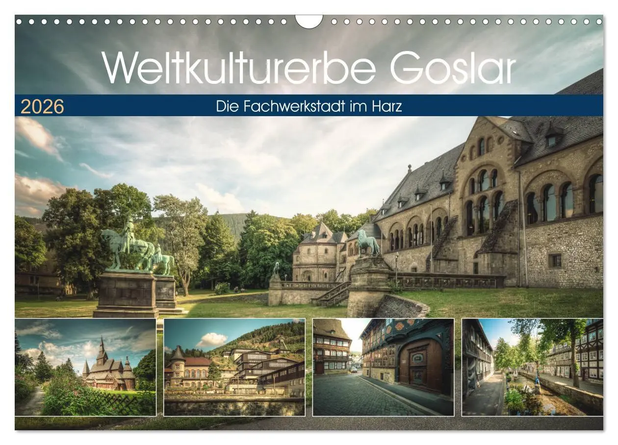 Cover: 9783457864388 | Weltkulturerbe Goslar (Wandkalender 2026 DIN A3 quer), CALVENDO...