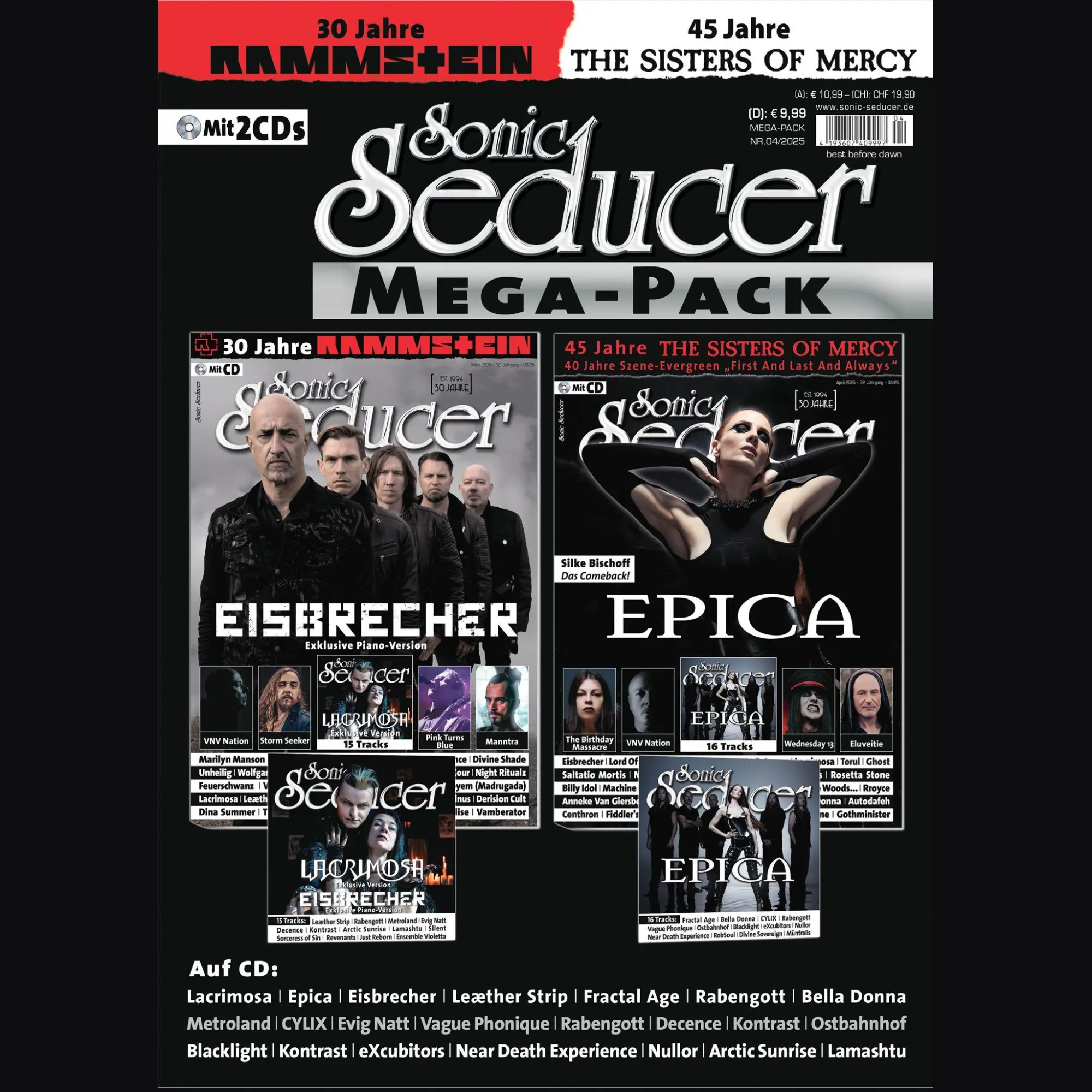 Cover: 9783958974388 | Sonic Seducer Megapack 04-2025 | Taschenbuch | 2 Taschenbücher | 2025
