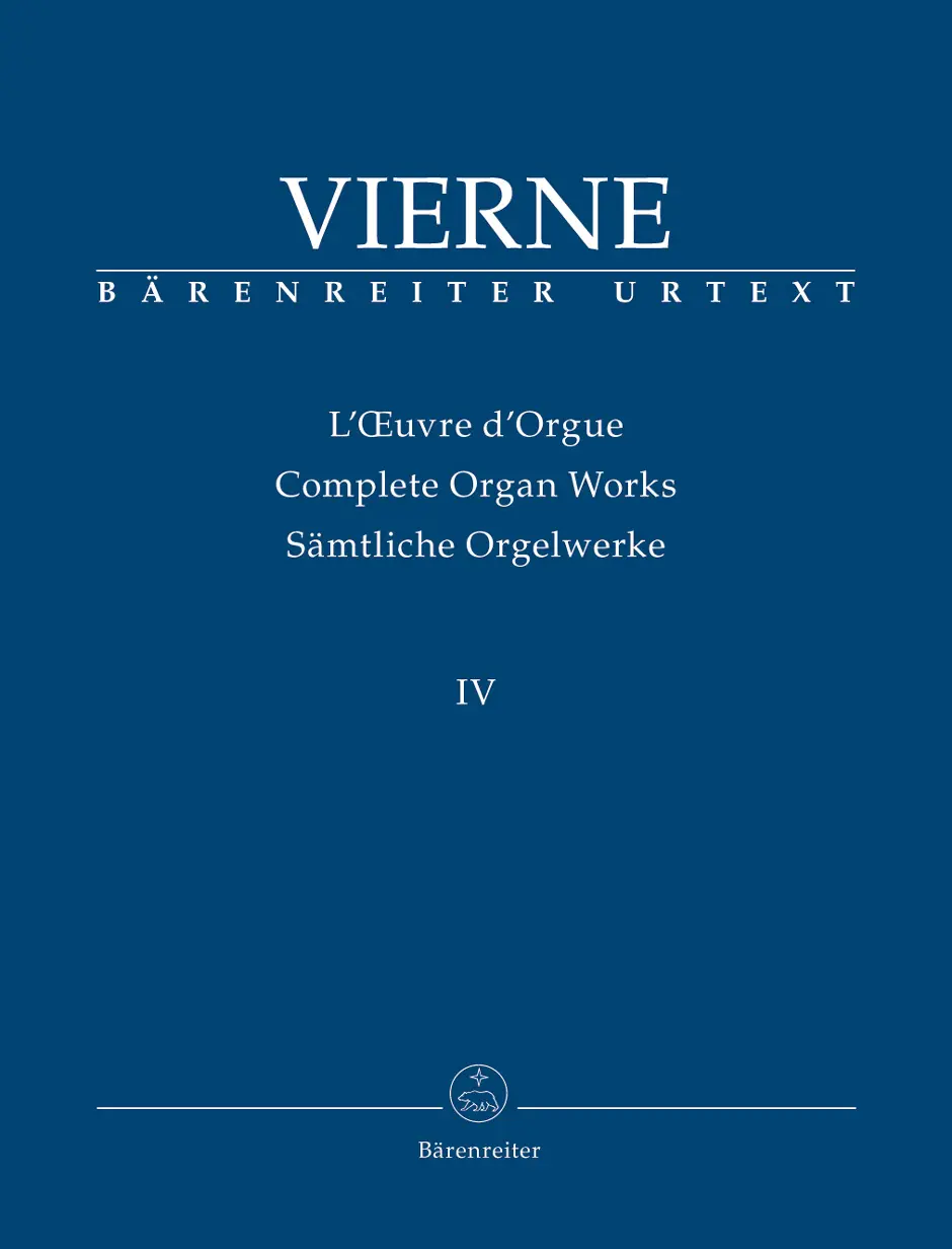 Cover: 9790006534388 | Symphony No. 4 op. 32 | Louis Vierne | Partitur | 2015