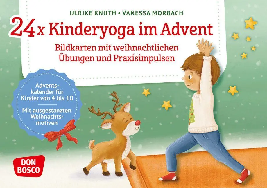 Cover: 4260694924488 | 24 x Kinderyoga im Advent. Bildkarten mit weihnachtlichen Übungen...