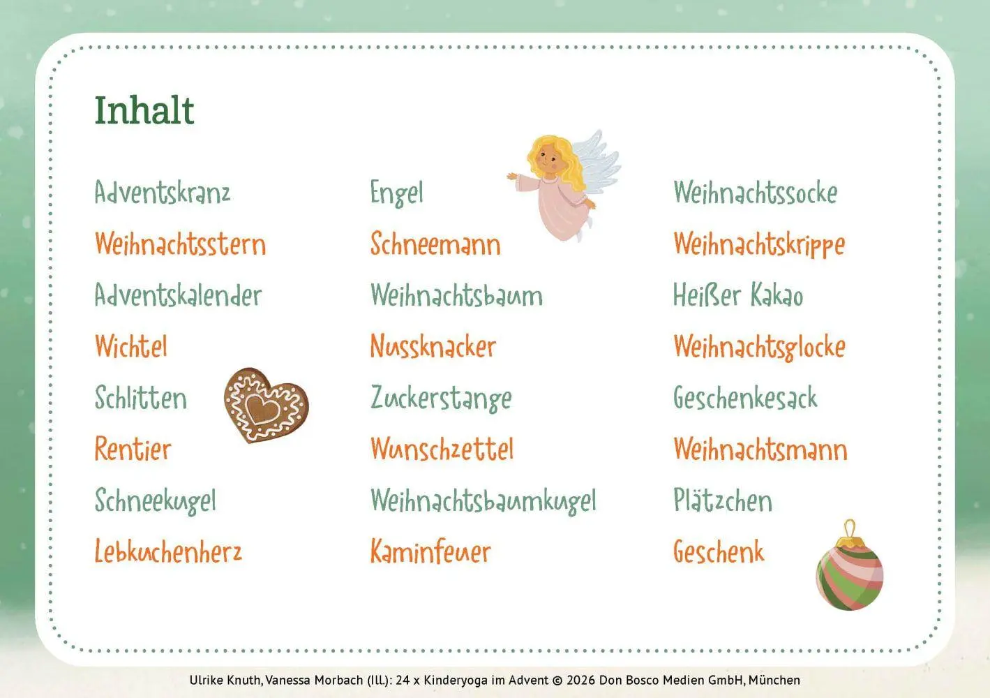 Bild: 4260694924488 | 24 x Kinderyoga im Advent. Bildkarten mit weihnachtlichen Übungen...