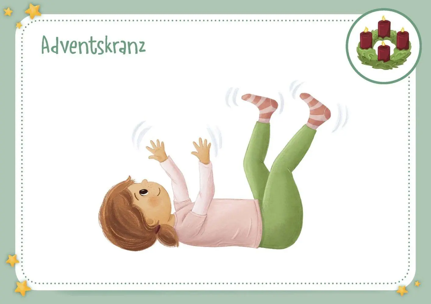 Bild: 4260694924488 | 24 x Kinderyoga im Advent. Bildkarten mit weihnachtlichen Übungen...
