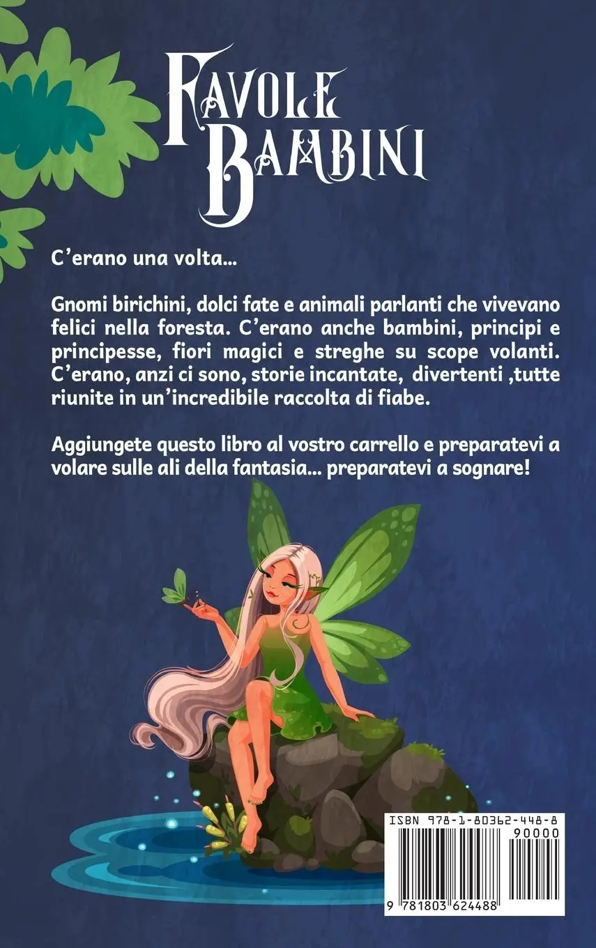 Rückseite: 9781803624488 | Favole per Bambini | Storie Meravigliose | Buch | Italienisch | 2023