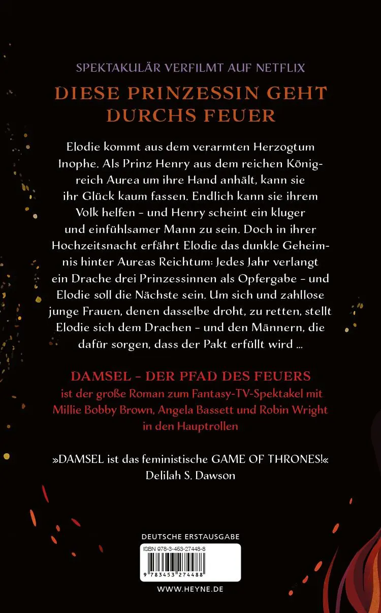 Bild: 9783453274488 | Damsel - Der Pfad des Feuers | Evelyn Skye | Buch | 416 S. | Deutsch