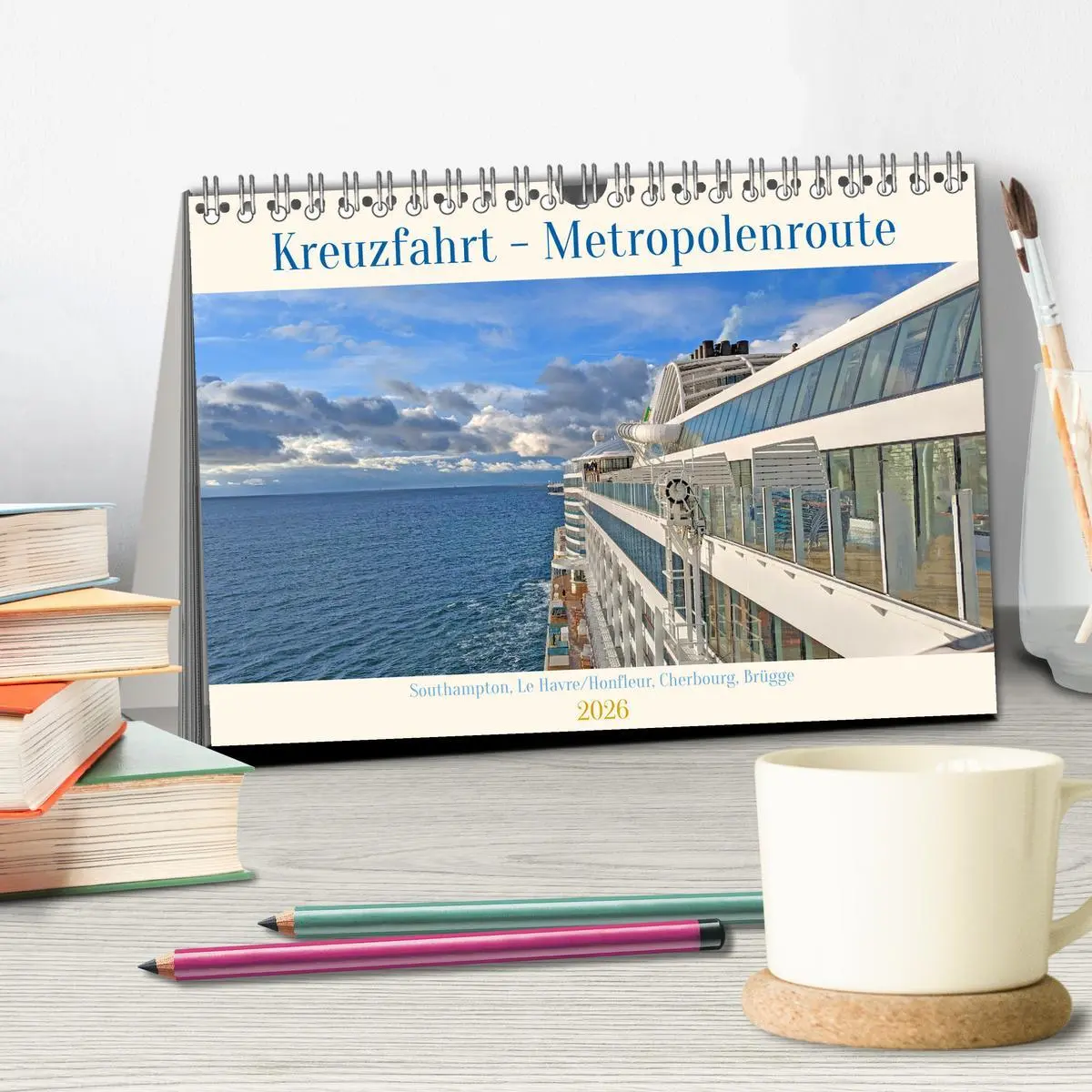 Bild: 9783457544488 | Kreuzfahrt - Metropolentour (Tischkalender 2026 DIN A5 quer),...