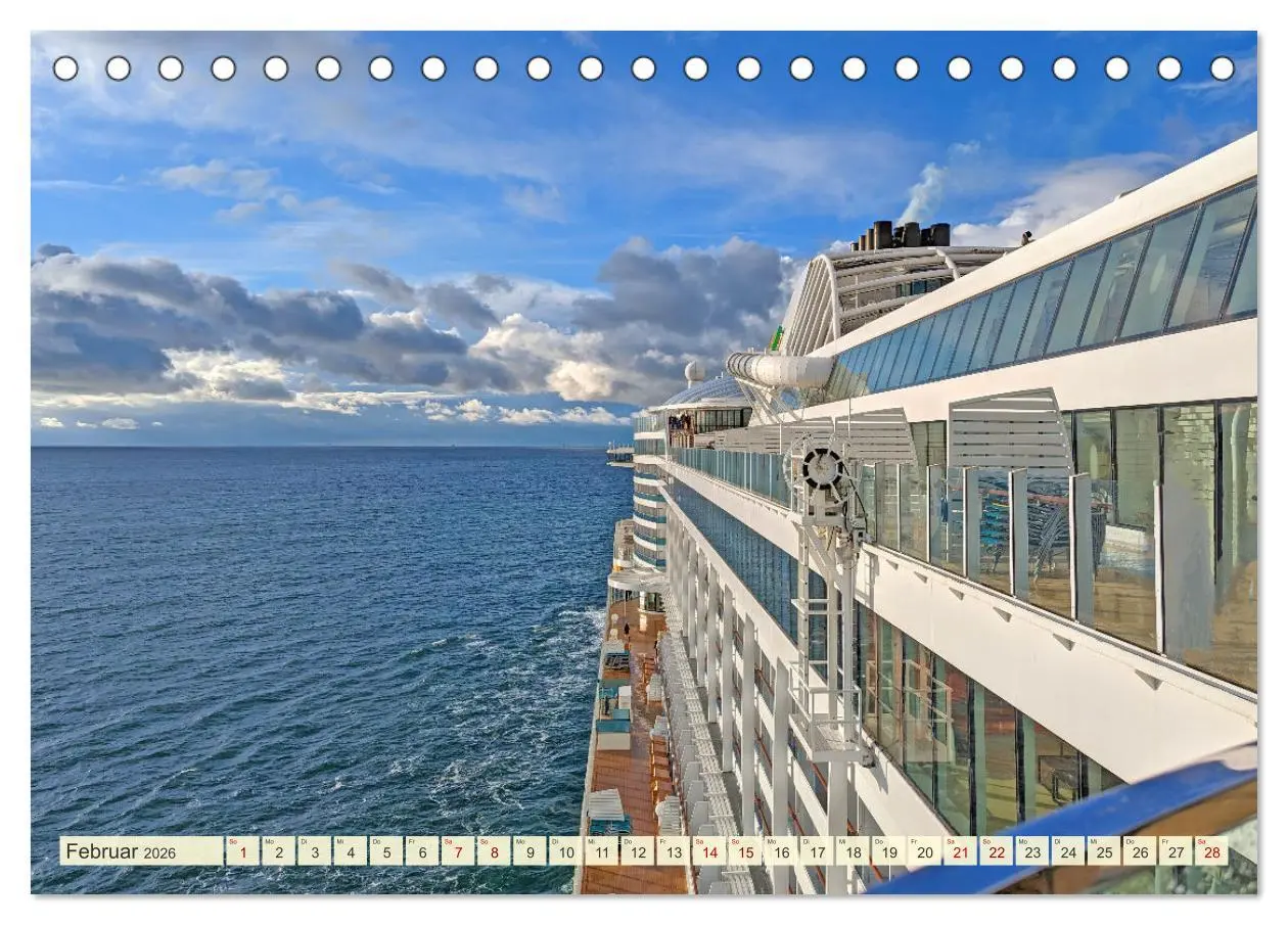 Bild: 9783457544488 | Kreuzfahrt - Metropolentour (Tischkalender 2026 DIN A5 quer),...