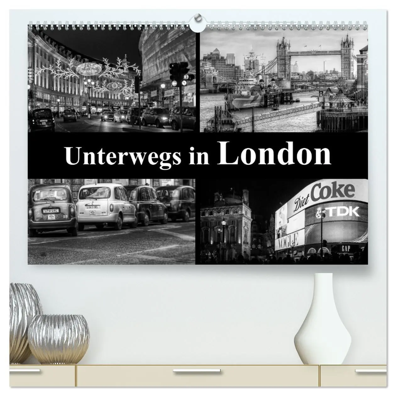 Cover: 9783516014488 | Unterwegs in London (hochwertiger Premium Wandkalender 2026 DIN A2...
