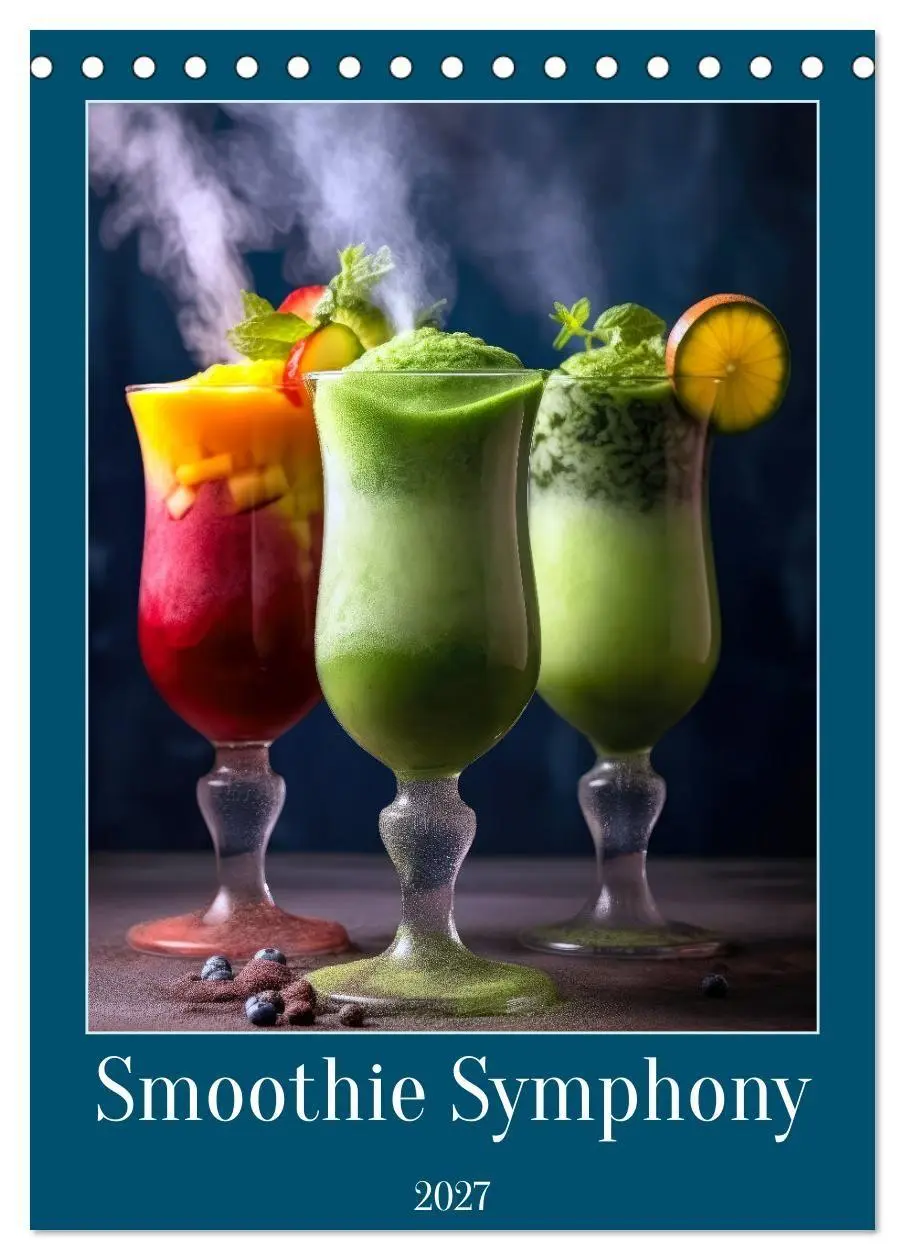 Cover: 9783569274488 | Smoothie Symphony (Desk Calendar 2027 DIN A5 portrait), CALVENDO 12...