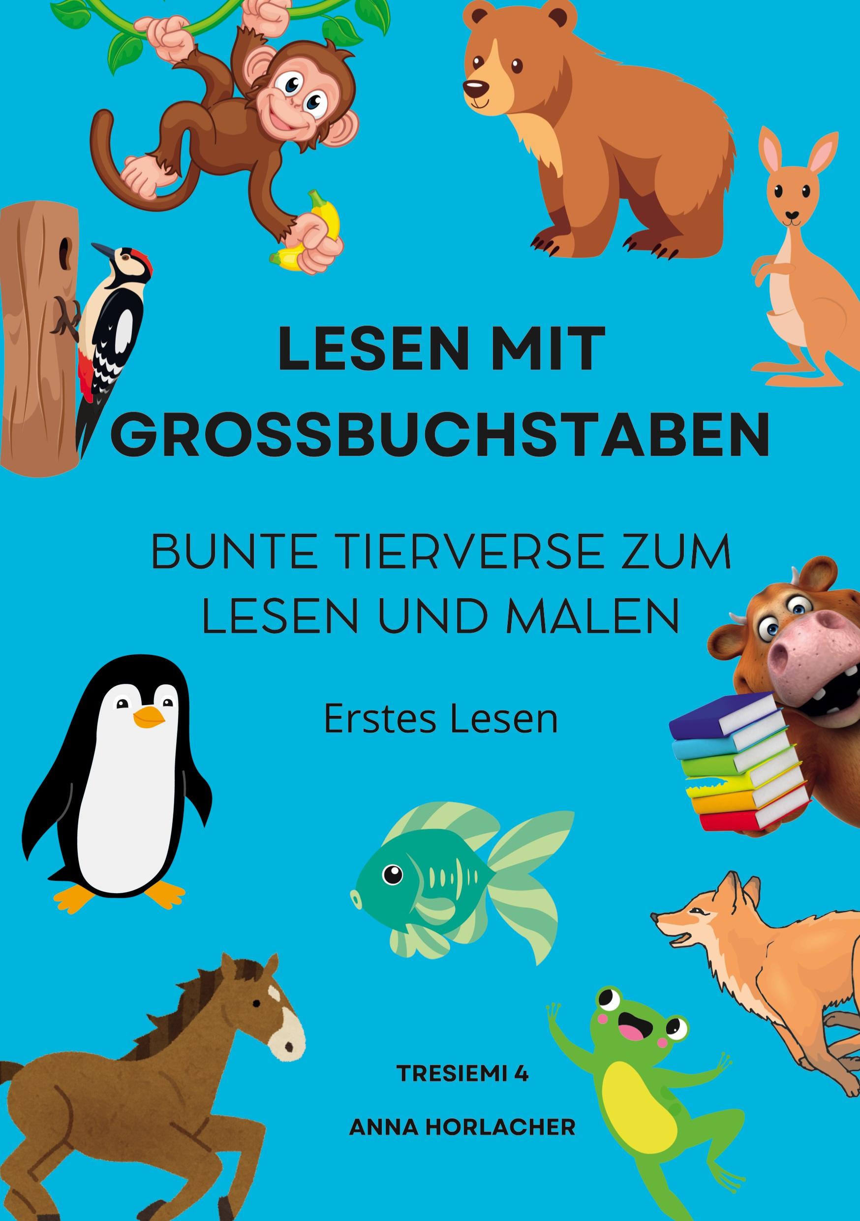 Cover: 9783769324488 | Lesen mit Grossbuchstaben: Bunte Tierverse zum Lesen und Malen | Buch
