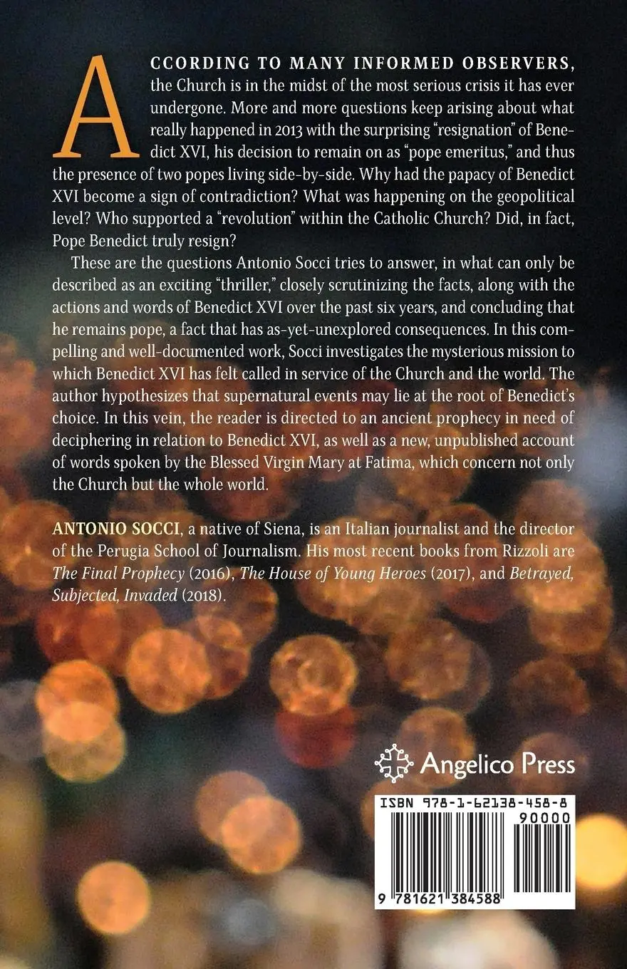 Rückseite: 9781621384588 | The Secret of Benedict XVI | Is He Still the Pope? | Antonio Socci