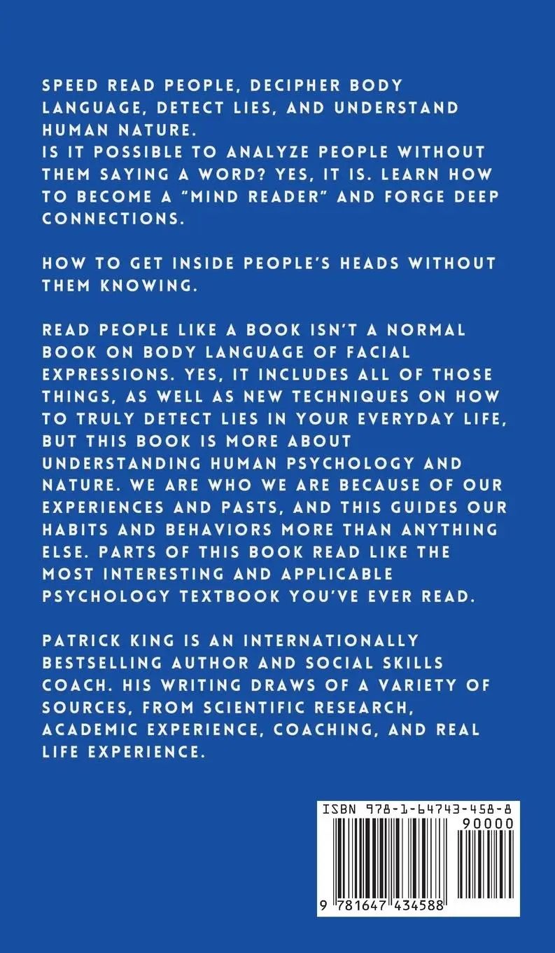 Rückseite: 9781647434588 | OFFICIAL WORKBOOK for Read People Like a Book | Patrick King | Buch