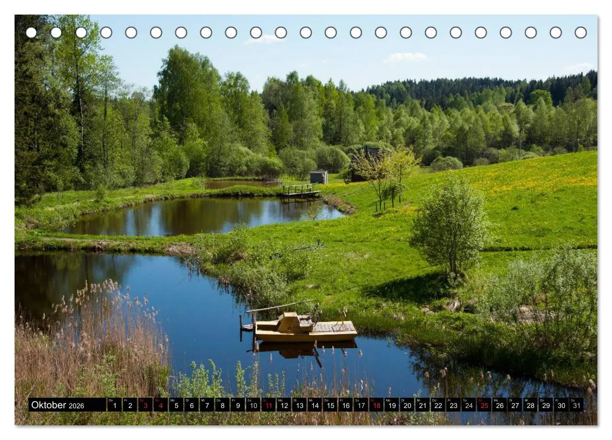 Bild: 9783516174588 | Litauens Schönheiten (Tischkalender 2026 DIN A5 quer), CALVENDO...