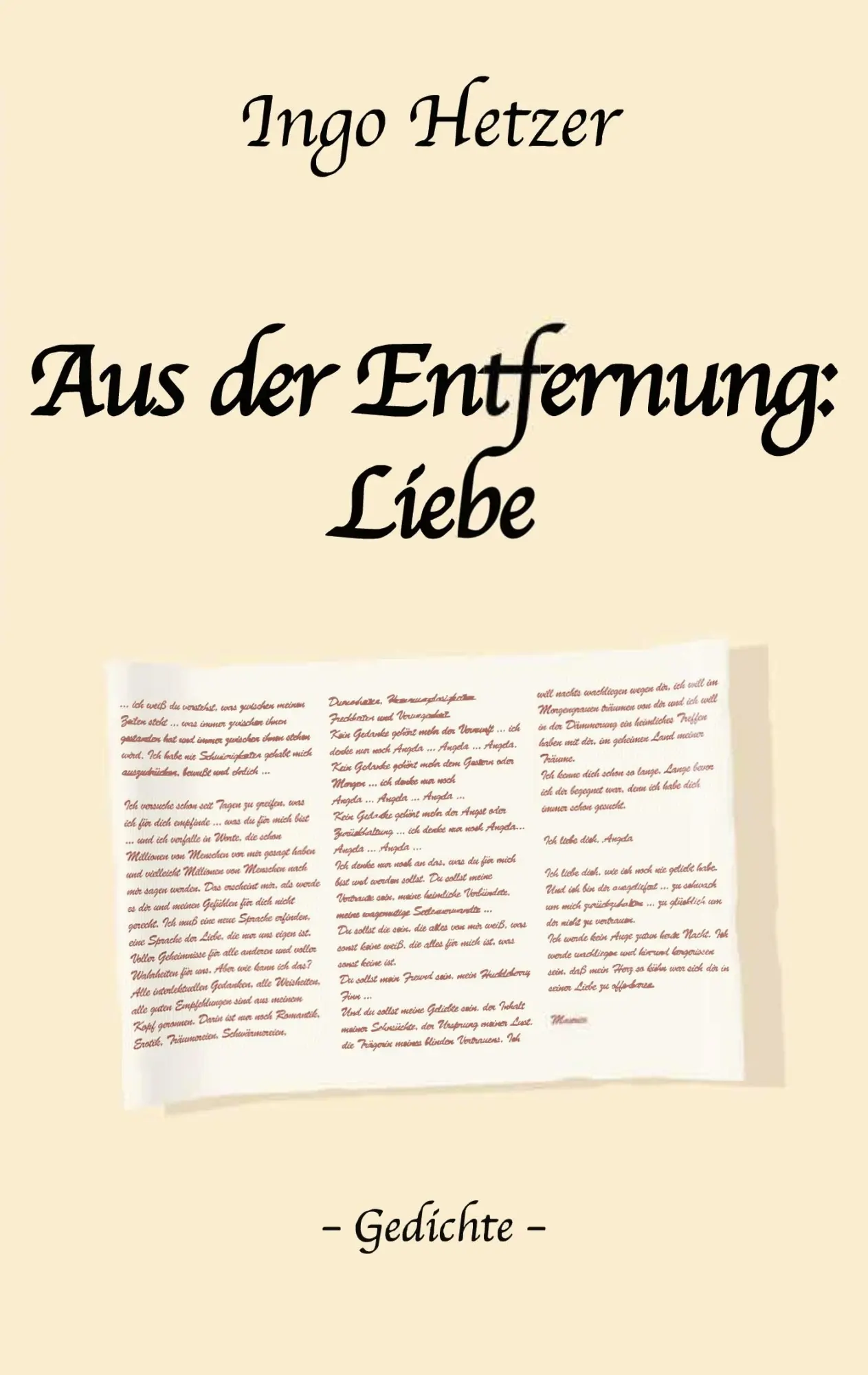 Cover: 9783831134588 | Aus der Enfernung: Liebe | Gedichte | Ingo Hetzer | Taschenbuch | 2002