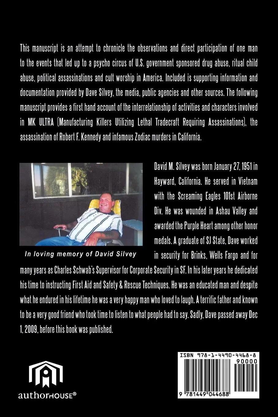 Rückseite: 9781449044688 | Project Artichoke | David M. Silvey | Taschenbuch | Englisch | 2010