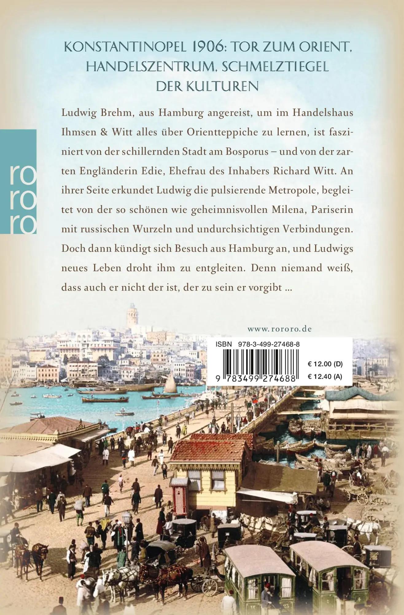 Rückseite: 9783499274688 | Die Brücke zwischen den Welten | Petra Oelker | Taschenbuch | 496 S.