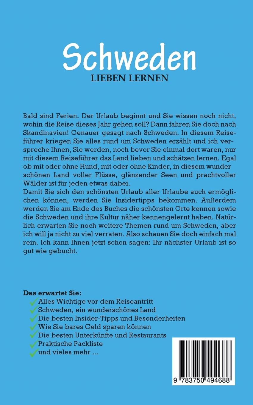 Rückseite: 9783750494688 | Schweden lieben lernen: Der perfekte Reiseführer für einen...