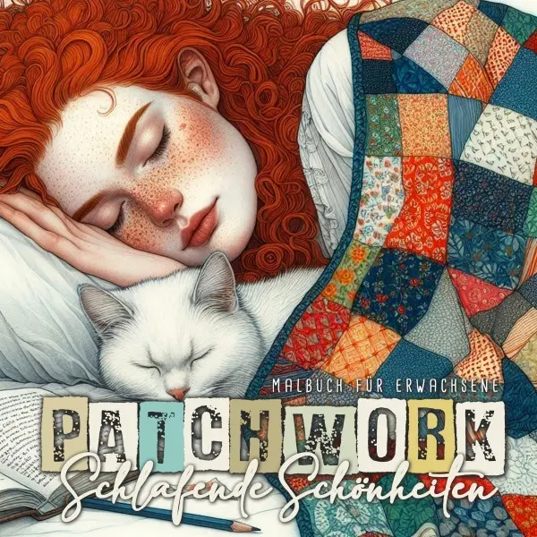 Cover: 9783759884688 | Patchwork Schlafende Schönheiten Malbuch für Erwachsene | Taschenbuch