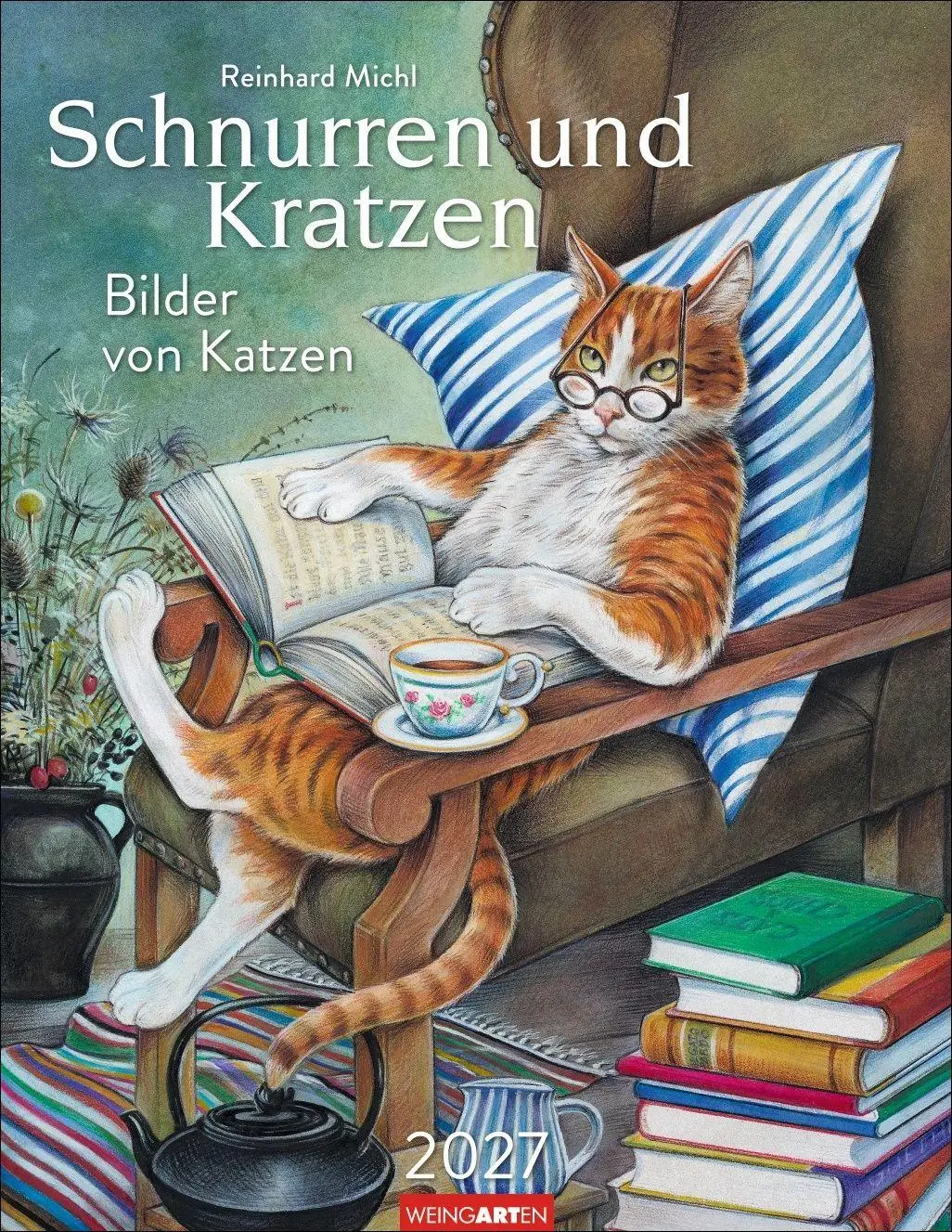Cover: 9783839904688 | Schnurren und Kratzen - Bilder von Katzen Kalender 2027 | Michl | 2027