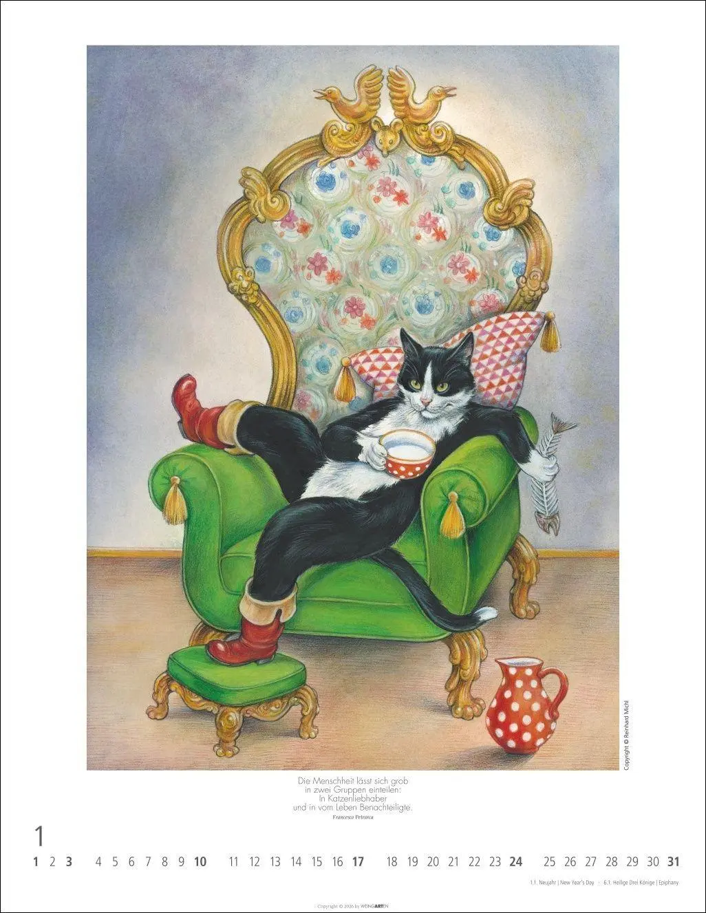 Bild: 9783839904688 | Schnurren und Kratzen - Bilder von Katzen Kalender 2027 | Michl | 2027