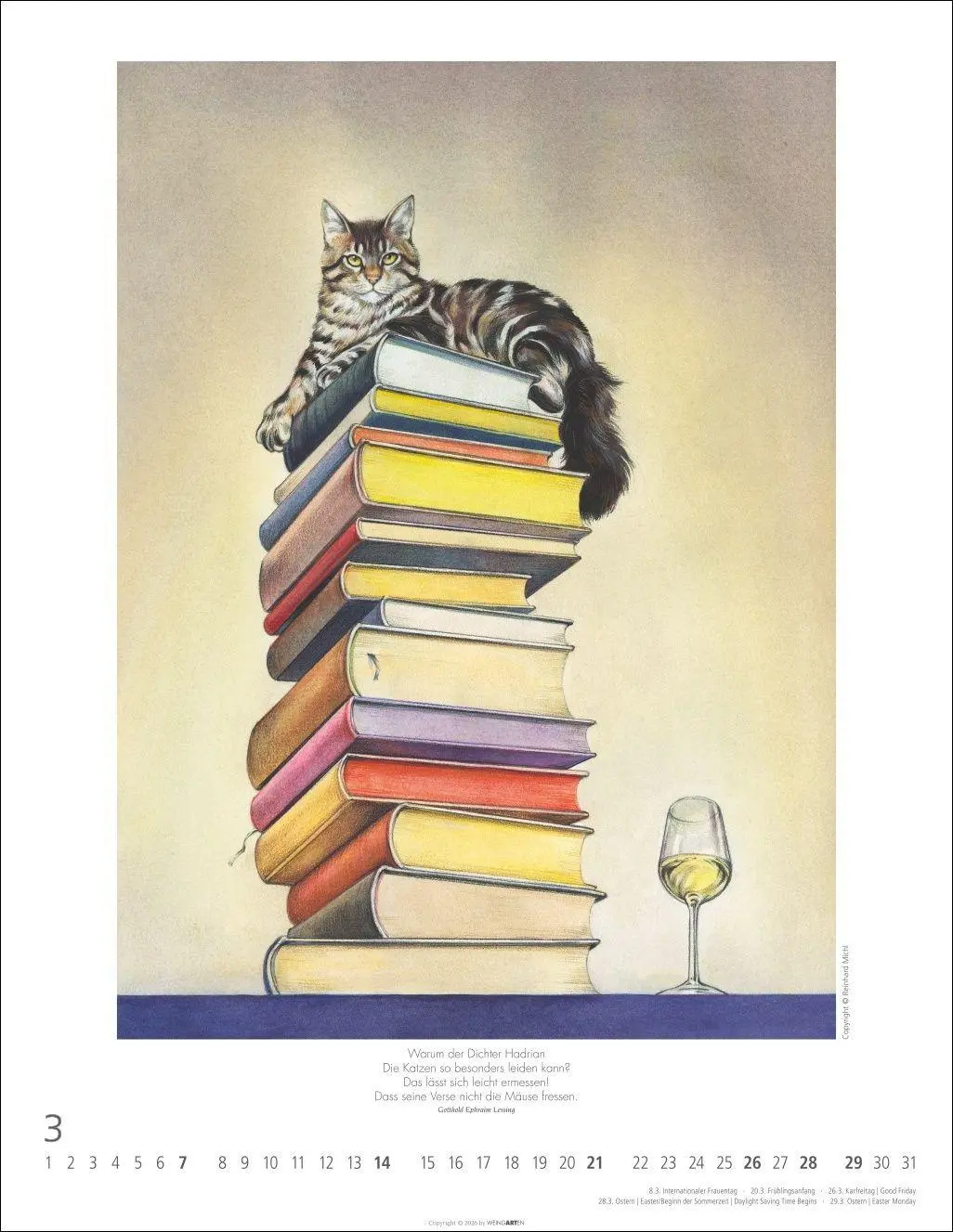 Bild: 9783839904688 | Schnurren und Kratzen - Bilder von Katzen Kalender 2027 | Michl | 2027