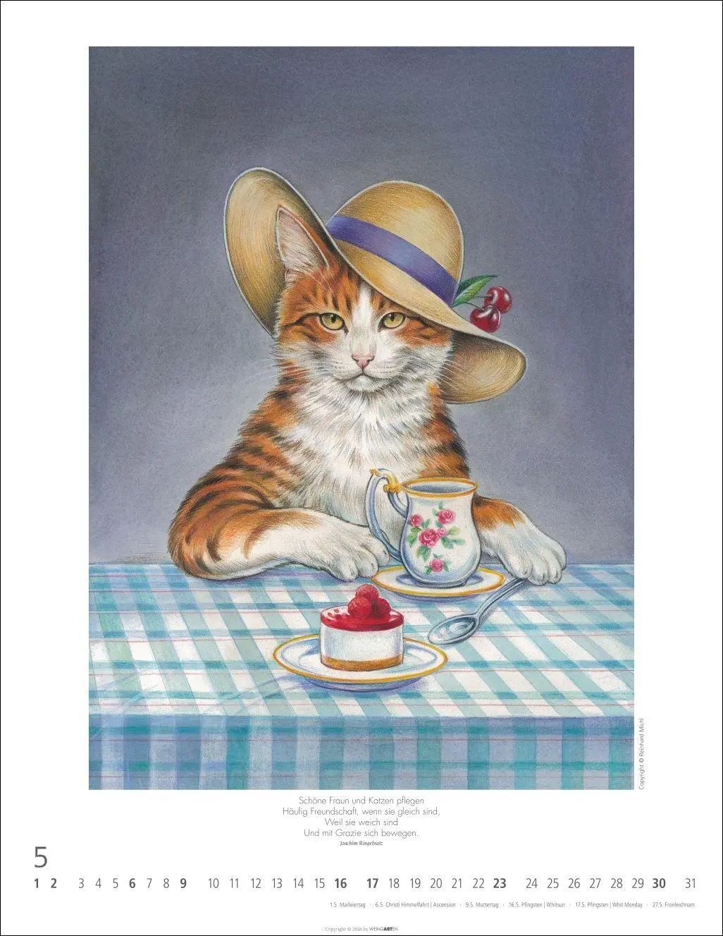 Bild: 9783839904688 | Schnurren und Kratzen - Bilder von Katzen Kalender 2027 | Michl | 2027