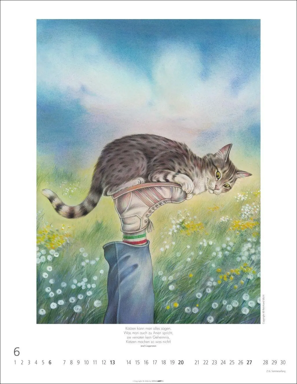 Bild: 9783839904688 | Schnurren und Kratzen - Bilder von Katzen Kalender 2027 | Michl | 2027