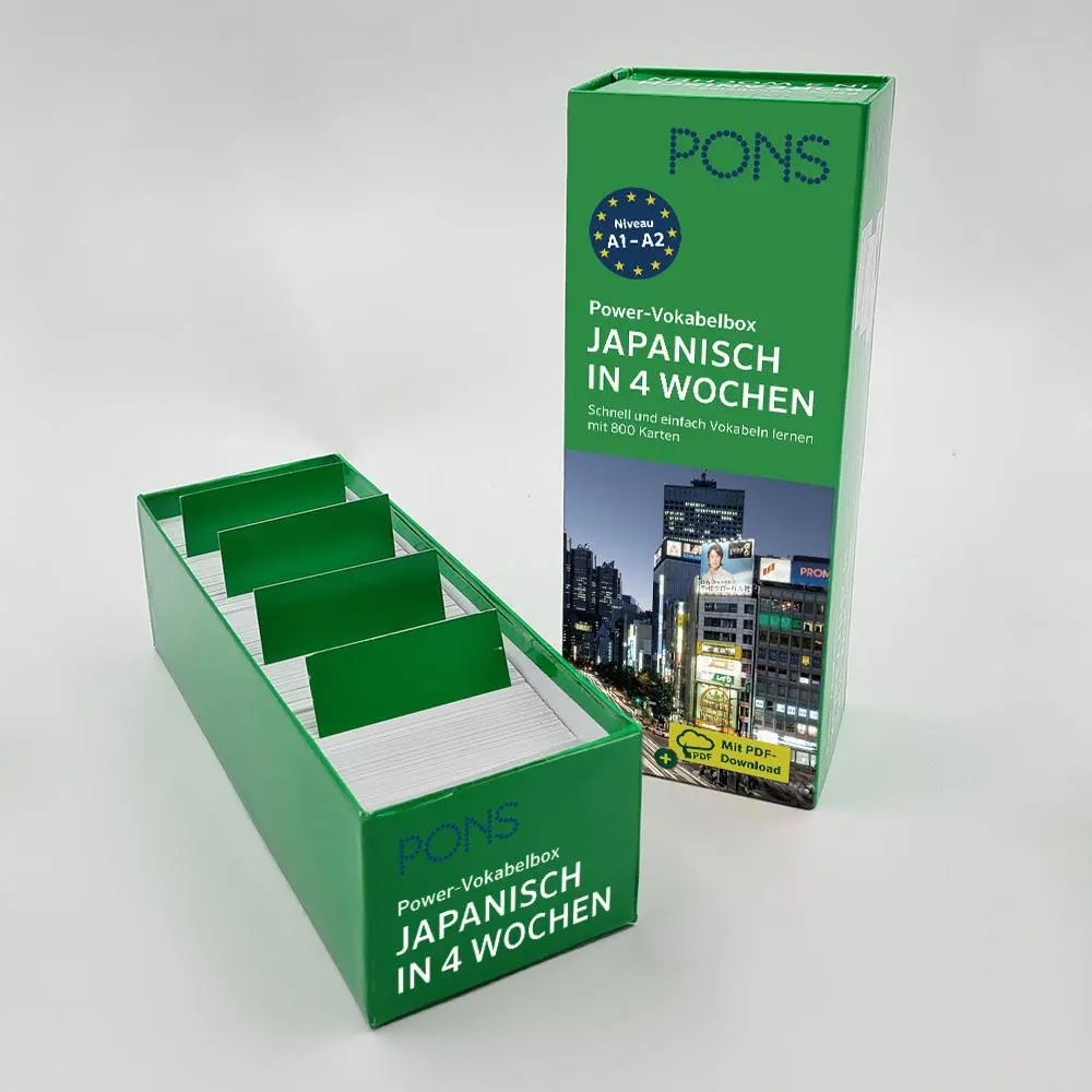 Bild: 9783125624788 | PONS Power-Vokabelbox Japanisch in 4 Wochen | Taschenbuch | 800 S.