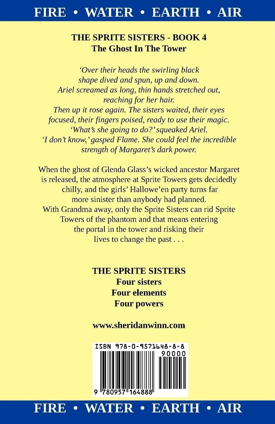 Rückseite: 9780957164888 | The Sprite Sisters | The Ghost in the Tower (Vol 4) | Sheridan Winn