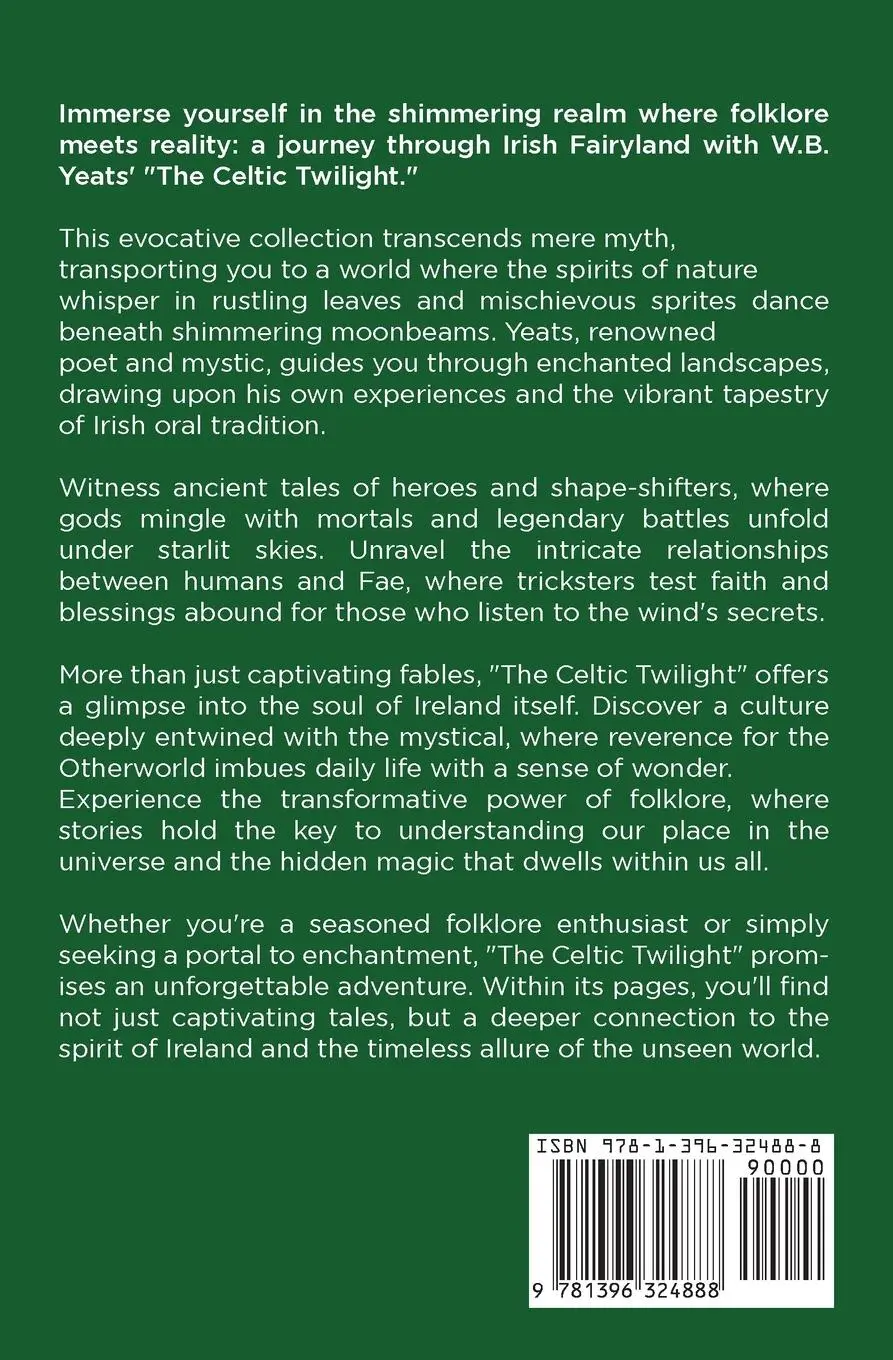 Rückseite: 9781396324888 | The Celtic Twilight | W. B. Yeats | Taschenbuch | Englisch | 2024