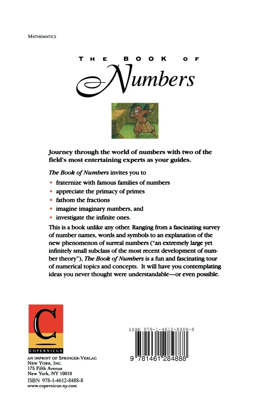 Rückseite: 9781461284888 | The Book of Numbers | Richard Guy (u. a.) | Taschenbuch | ix | 2011