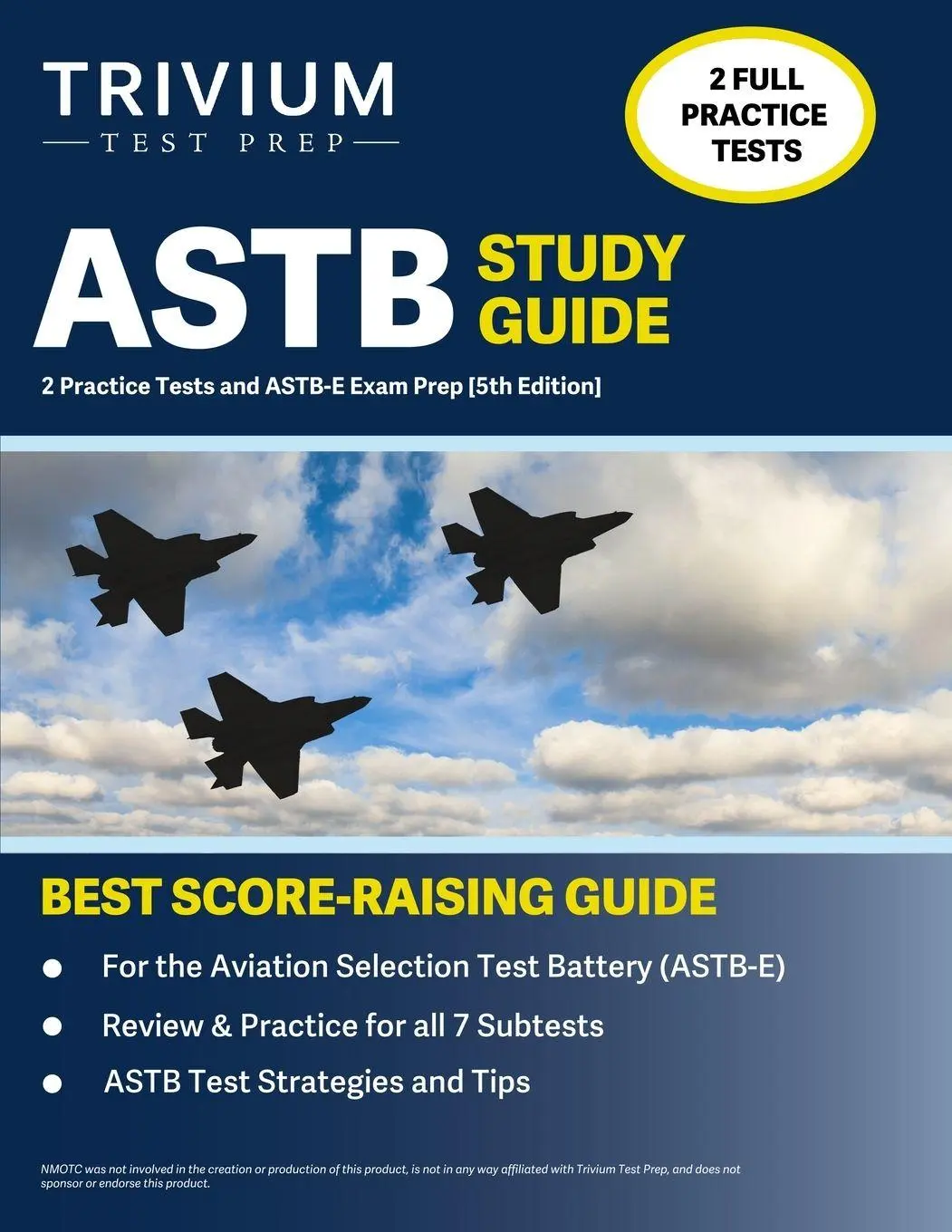 Cover: 9781637984888 | ASTB Study Guide | 2 Practice Tests and ASTB-E Exam Prep [5th Edition]