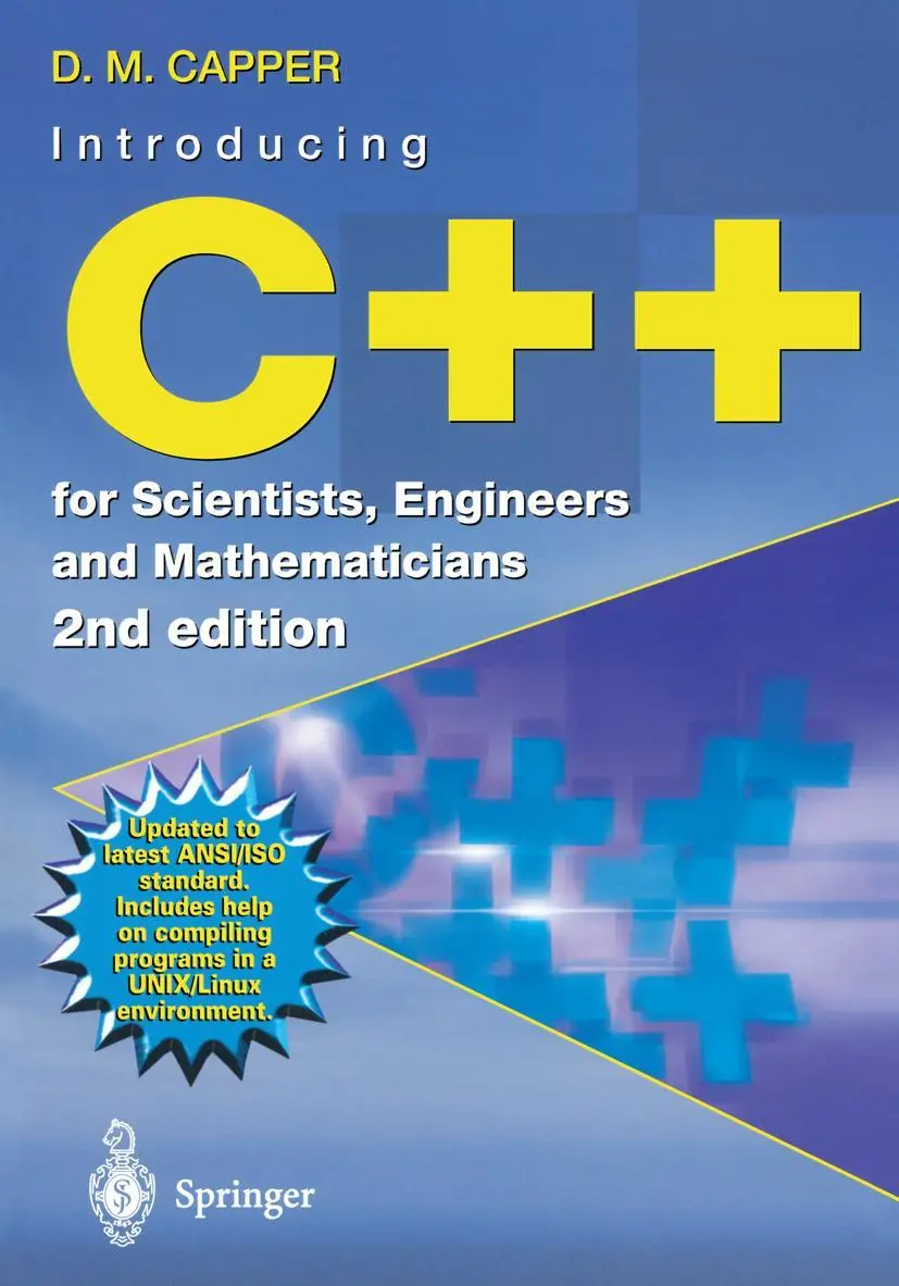 Cover: 9781852334888 | Introducing C++ for Scientists, Engineers and Mathematicians | Capper