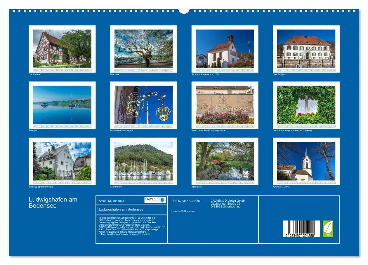 Bild: 9783457294888 | Ludwigshafen am Bodensee (hochwertiger Premium Wandkalender 2026...