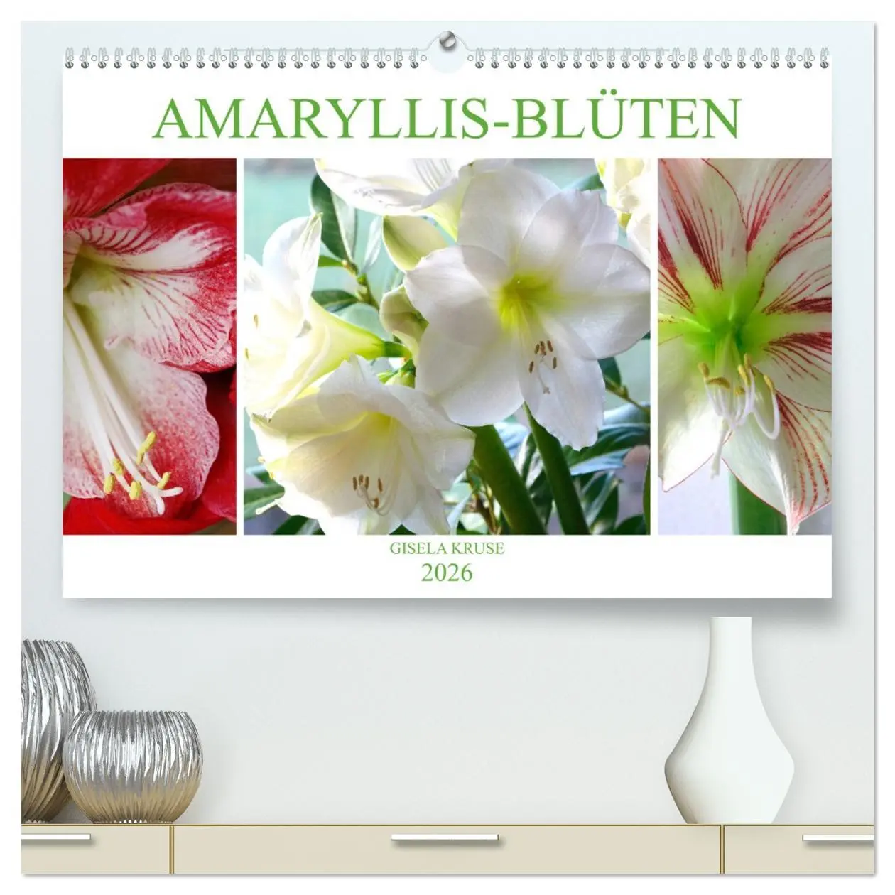 Cover: 9783457744888 | Amaryllis-Blüten (hochwertiger Premium Wandkalender 2026 DIN A2...