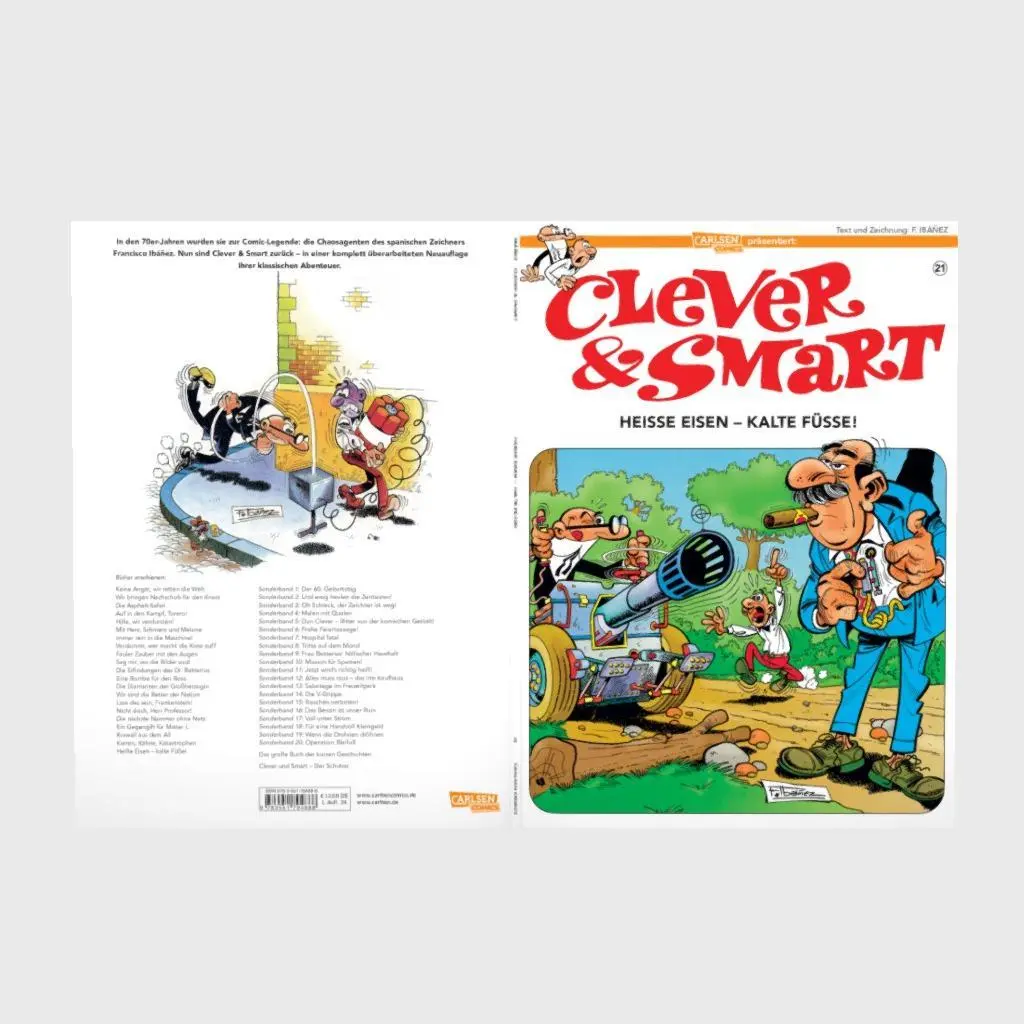Bild: 9783551794888 | Clever und Smart 21: Heiße Eisen - kalte Füße! | Francisco Ibáñez