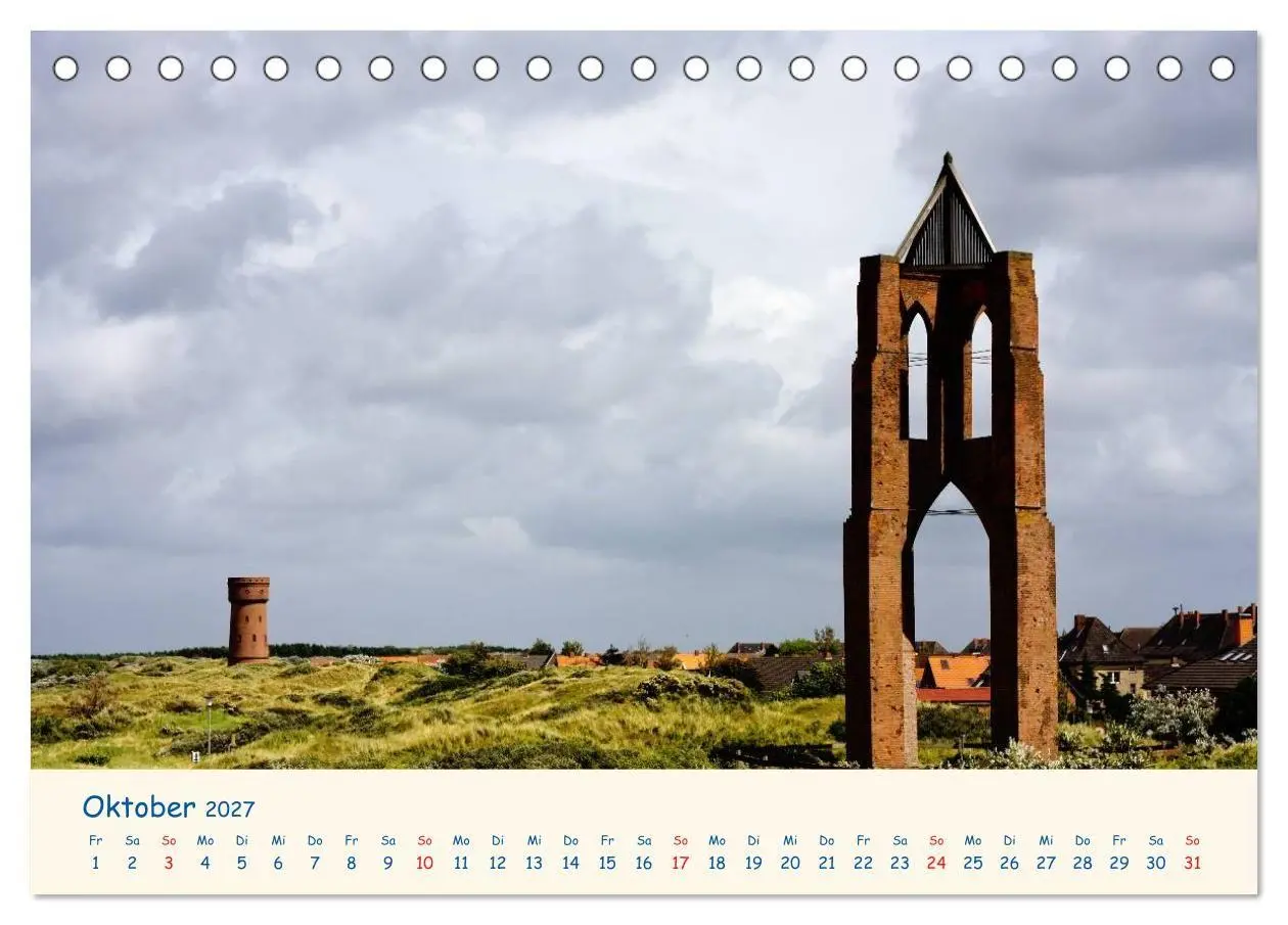 Bild: 9783594124888 | Urlaub auf Borkum (Tischkalender 2027 DIN A5 quer), CALVENDO...