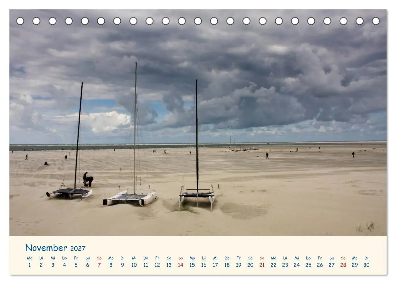 Bild: 9783594124888 | Urlaub auf Borkum (Tischkalender 2027 DIN A5 quer), CALVENDO...