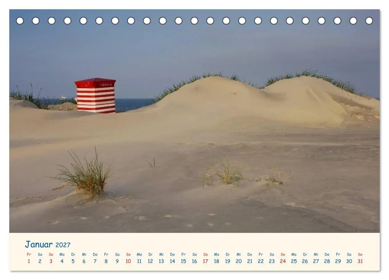 Bild: 9783594124888 | Urlaub auf Borkum (Tischkalender 2027 DIN A5 quer), CALVENDO...