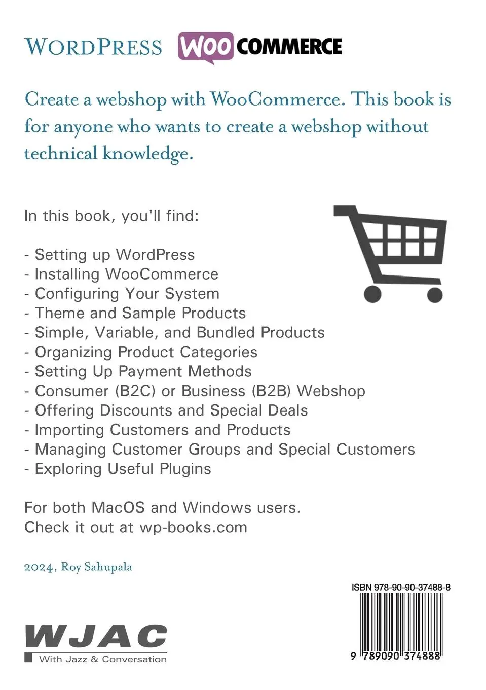 Rückseite: 9789090374888 | WordPress WooCommerce | Roy Sahupala | Taschenbuch | Englisch | 2024